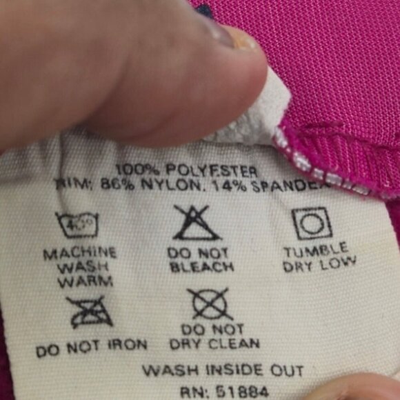 Vtg Patagonia Pants Womens 12 Raspberry Fleece Gorpcore Camping Athleisure USA - Picture 12 of 13